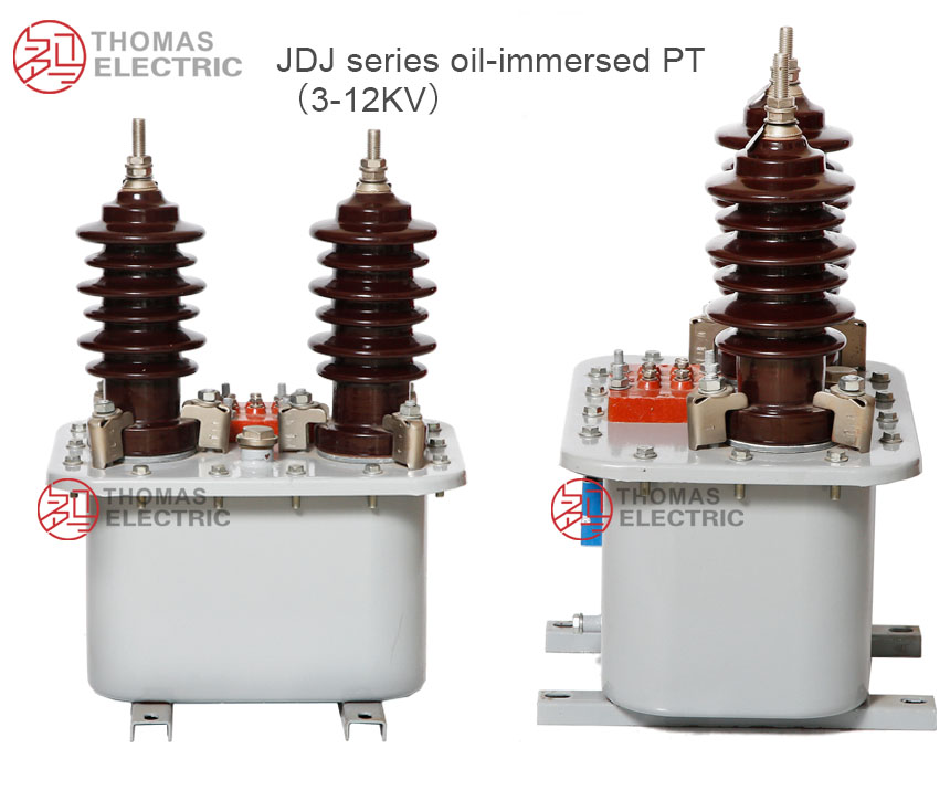JDJ-3/6/10/12 Single-Phase Oil-Immersed Voltage Transformers (3–12kV) Thomas Electric JDJ 3 6 10 12 Oil Immersed Voltage Transformer show