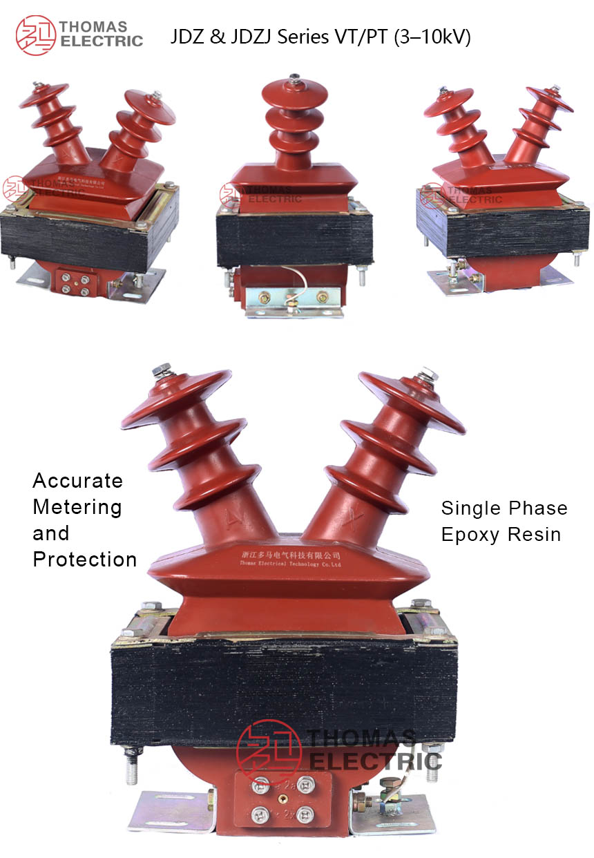 JDZ JDZJ Series Single Phase Epoxy Resin Voltage Transformers 3–10kV show