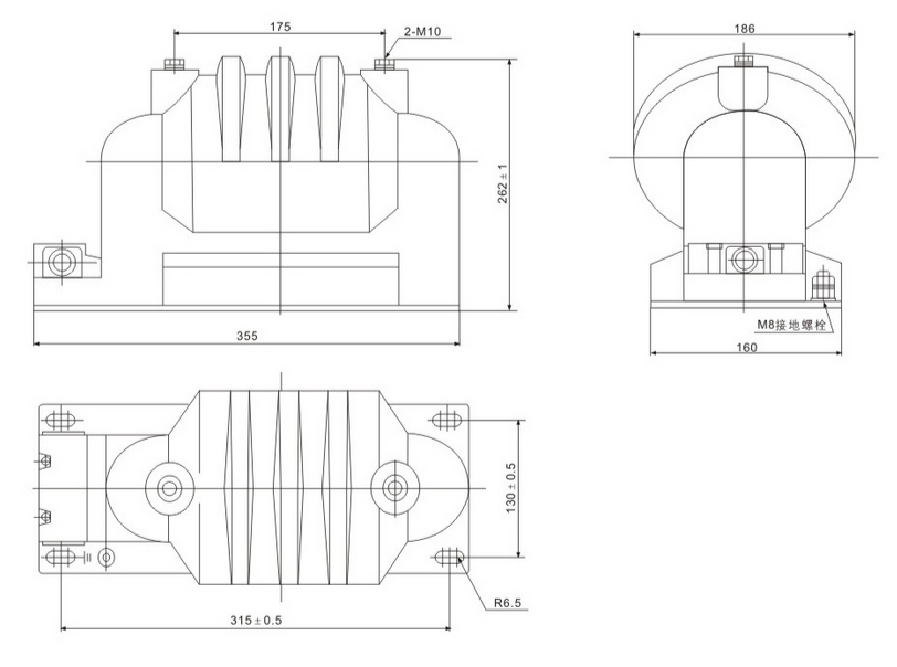 JDZ9 10 JDZXF9 10G voltage transformers outline and installation