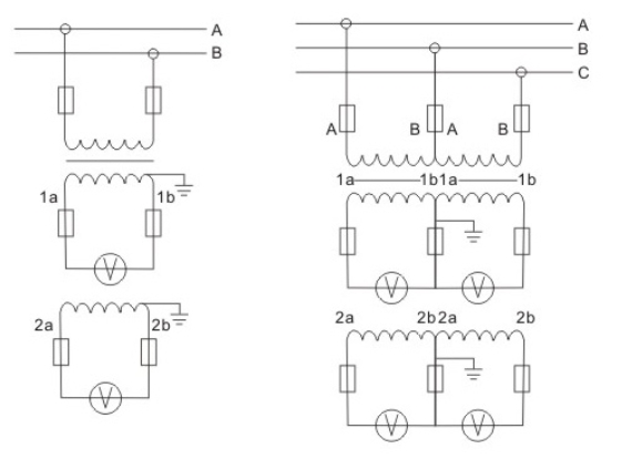 JDZC-3/6/10KV semi-enclosed epoxy resin cast voltage transformer Thomas Electric JDZC 3.6.10 Cast Epoxy Resin Voltage Transformers Principle diagram