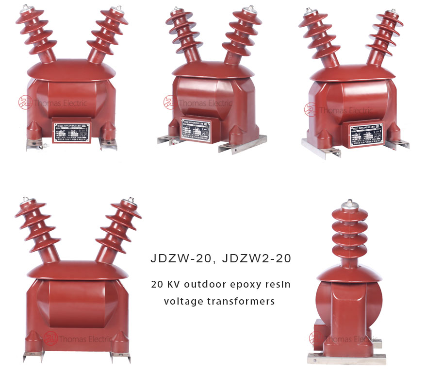 JDZW 20 JDZW2 20KV outdoor epoxy resin voltage transformers PICS