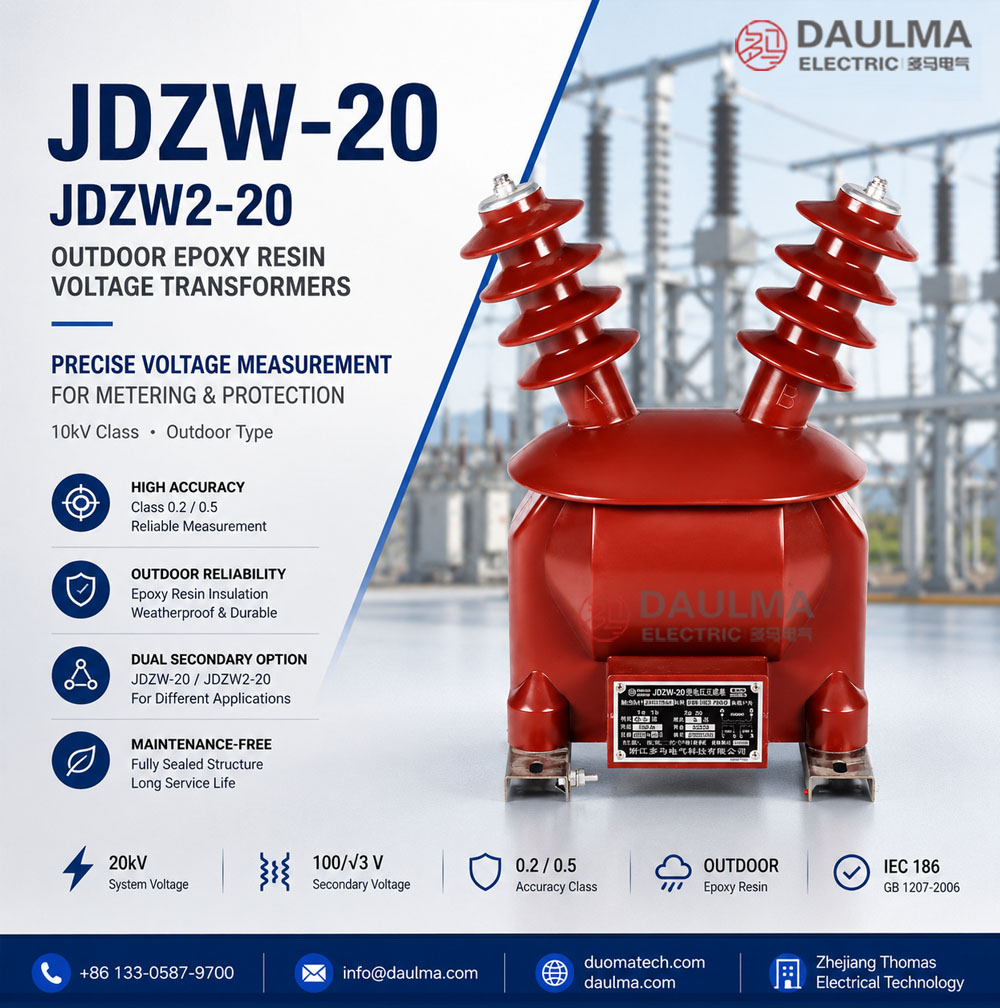 JDZW-20, JDZW2-20KV outdoor epoxy resin voltage transformers Thomas Electric JDZW 20 JDZW2