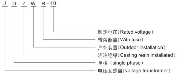JDZW-35KV fully-enclosed epoxy resin voltage transformer (outdoor) Thomas Electric JDZW1 2 10 type