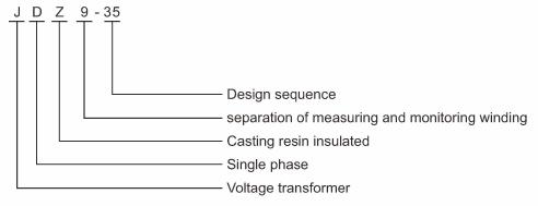 JDZ9-35, JDZF9-35 Outdoor epoxy resin cast voltage transformer (35kV PT) Thomas Electric JDZX9 35G JDZ9 35 Cast Resin Voltage Transformers JDZF9 type