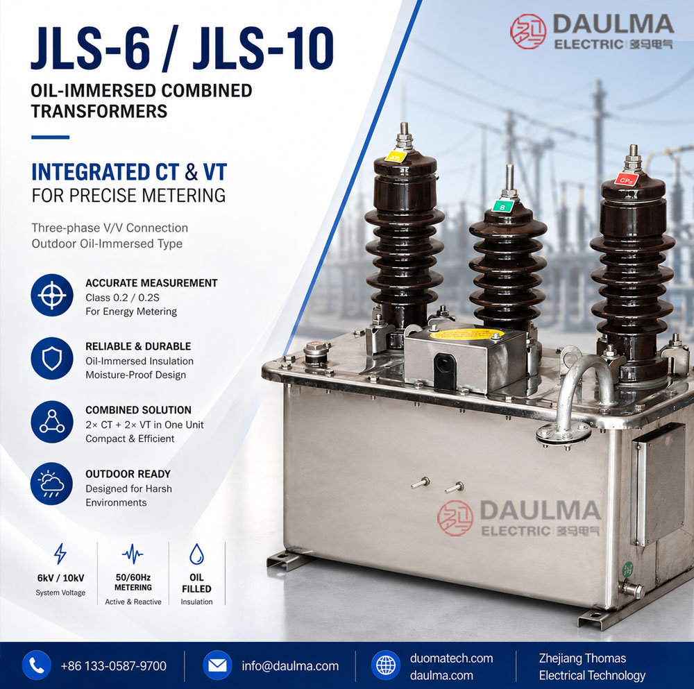 JLS-6, JLS-10KV oil-immersed combined transformers, three-phase outdoor Thomas Electric JLS 6 JLS 10