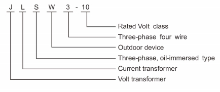 JLSW3 10 Outdoor Oil Immersed Combined Transformer type 3