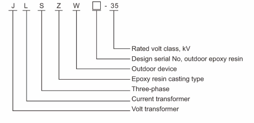 JLSZW 35 Outdoor Epoxy Resin Casting Combined Transformer high voltate Transformer type