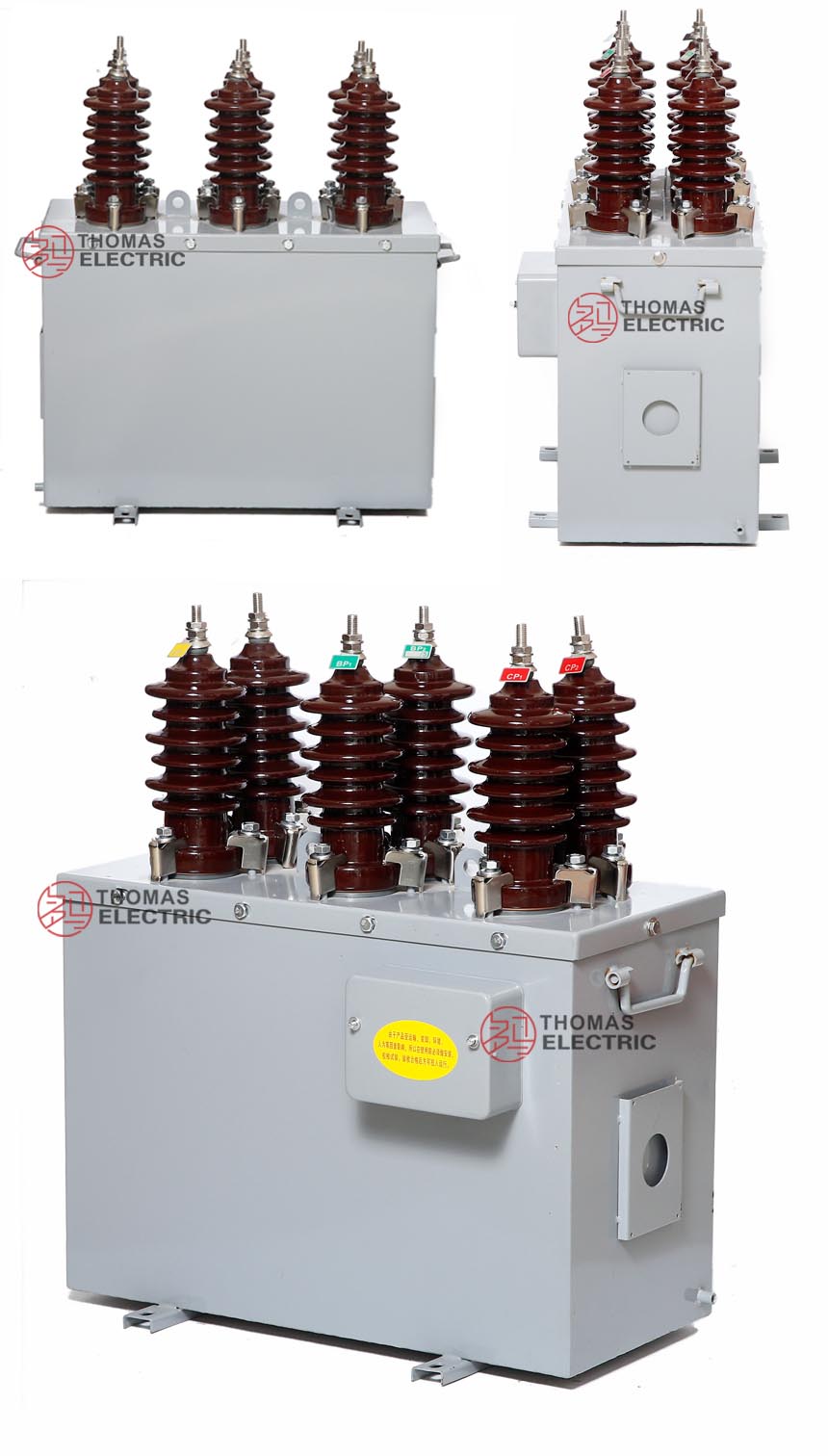 JLSZW3-10KV Outdoor Epoxy Resin Combined Transformer (three-phase ) Thomas Electric JLSZW3 10 Three Phase Epoxy Resin CT PTs