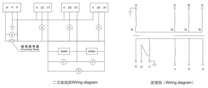 JSZF-3/6/10kV Semi-Enclosed Epoxy Resin Voltage Transformer Thomas Electric JSZF 3 610 Semi Enclosed Epoxy Resin Cast Voltage Transformer wiring