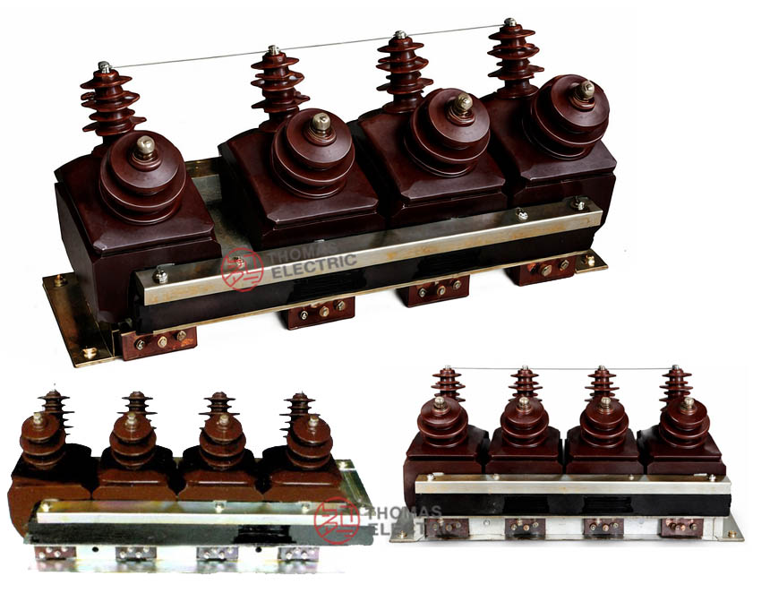 JSZF-3/6/10kV Semi-Enclosed Epoxy Resin Voltage Transformer Thomas Electric JSZF 3 610 Semi Enclosed Epoxy Resin Cast Voltage Transformers show