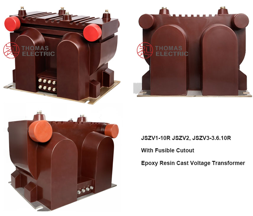 JSZV1, JSZV2, JSZV3-3/6/10R Epoxy Resin Cast Voltage Transformer (10KV three-phase PT) Thomas Electric JSZV1 10R JSZV2 6.10R JSZV3 3.6.10R Epoxy Resin Cast Voltage Transformer show
