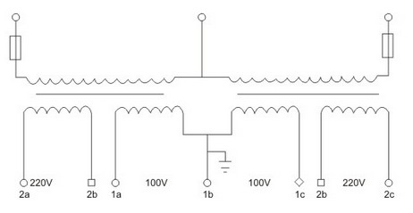 JSZV12-20R Three-Phase Epoxy Resin Combination Voltage Transformer with Built-in Fuse Thomas Electric JSZV12 20R Indoor Three Phase Epoxy Resin Voltage Transformer with Fuse wiring