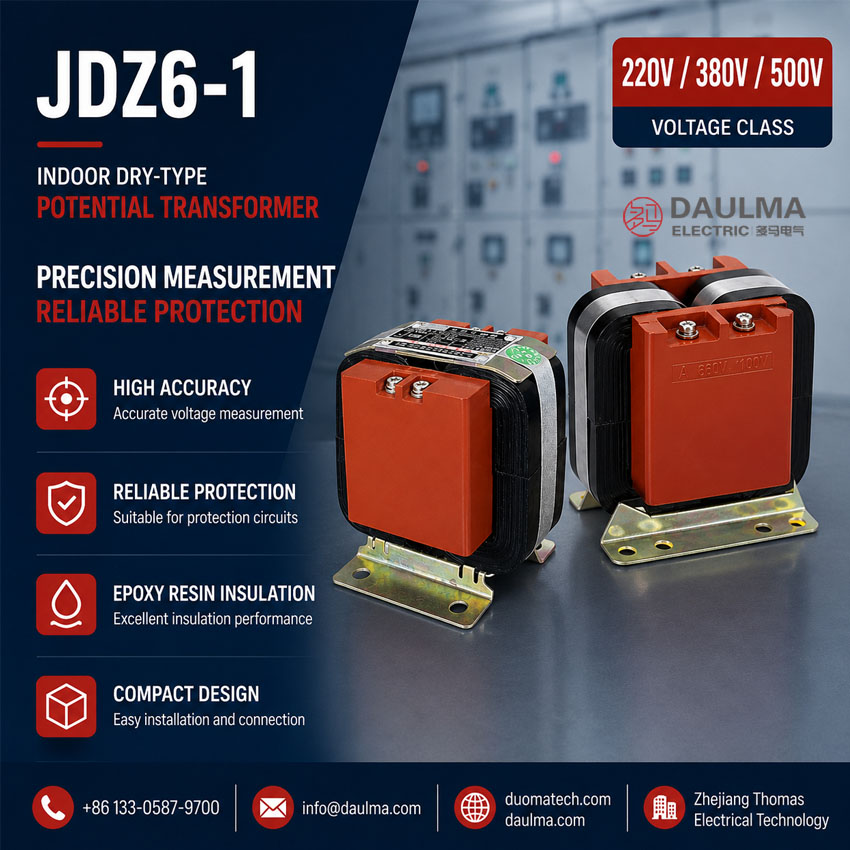 JDZ6-1 Transformer ya Uwezekano ya Nje ya Resini ya Epoxy iliyotengwa kwa matumizi ya ndani Thomas Electric JDZ 1 Current Transformer ad image