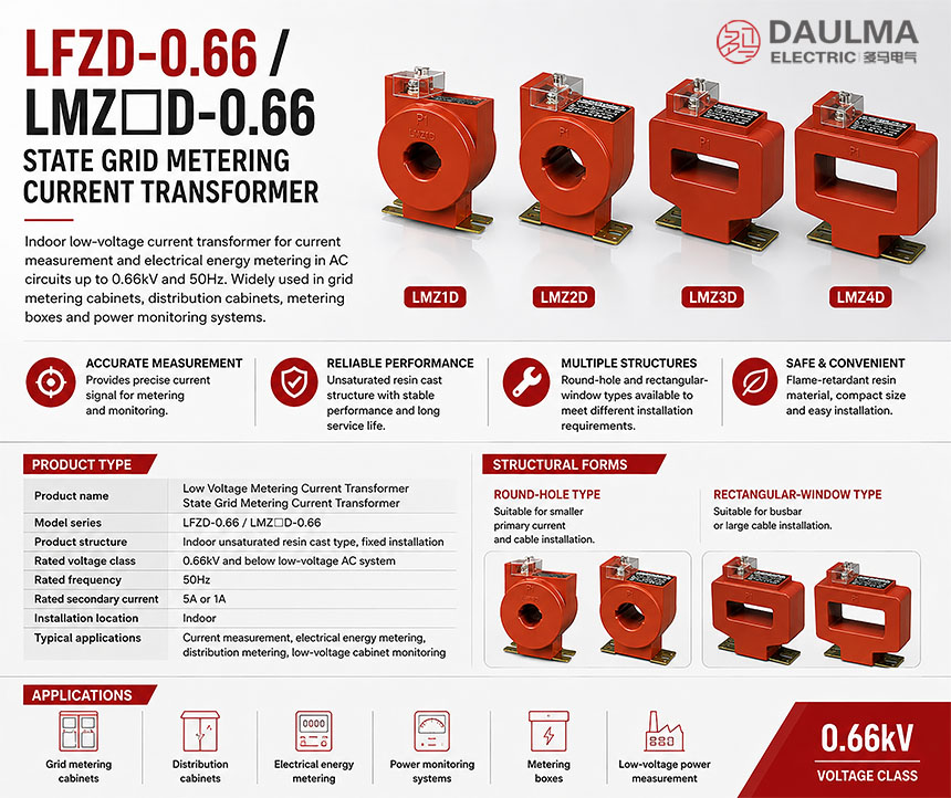 LFZ1D-0.66, LMZ□D-0.66 State Grid-meterstroomtransformator Thomas Electric LFZD 0.66 Current Transformer ad image