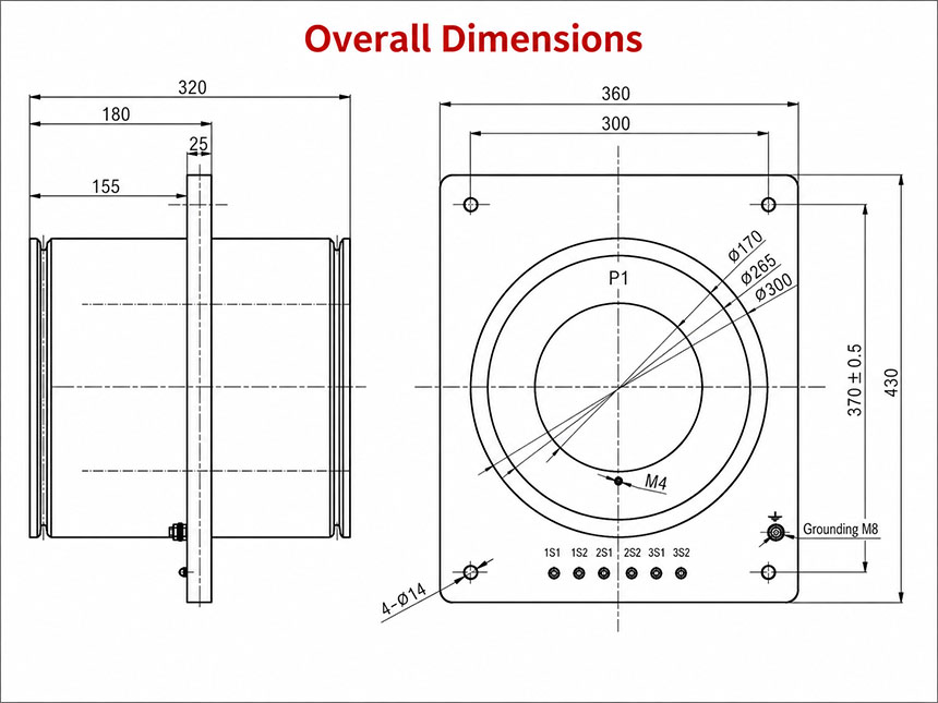 Installazione e dimensioni