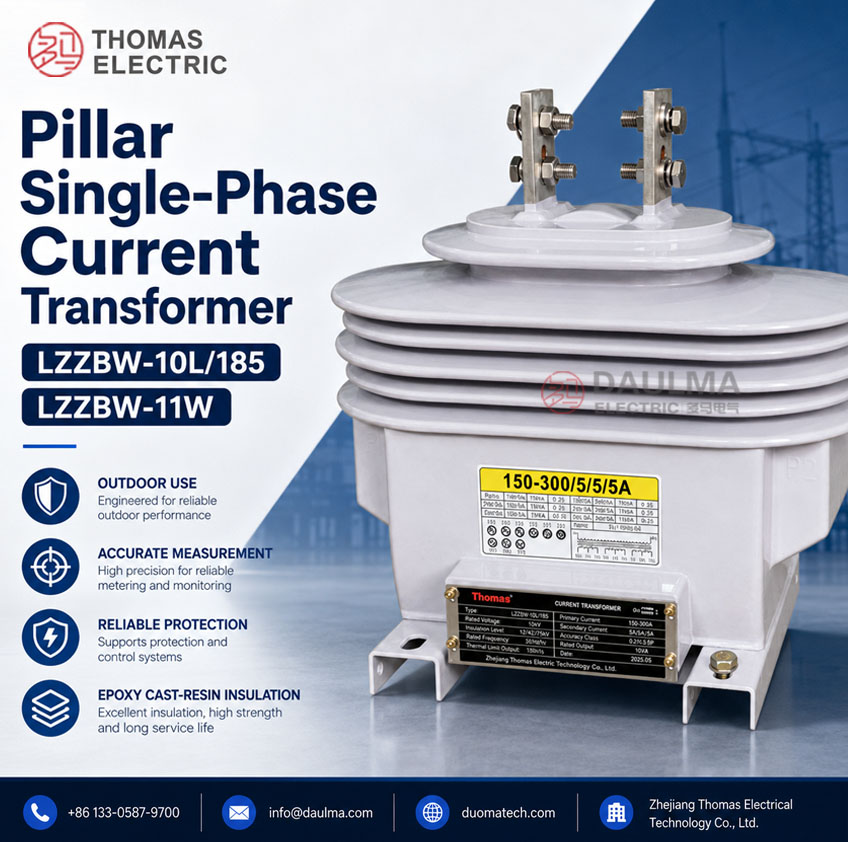 LZZBW-10L/185 LZZBW-11W Pilaar Enkelfasige Stroomtransformator Thomas Electric LZZW6 10 LZZW 10 12