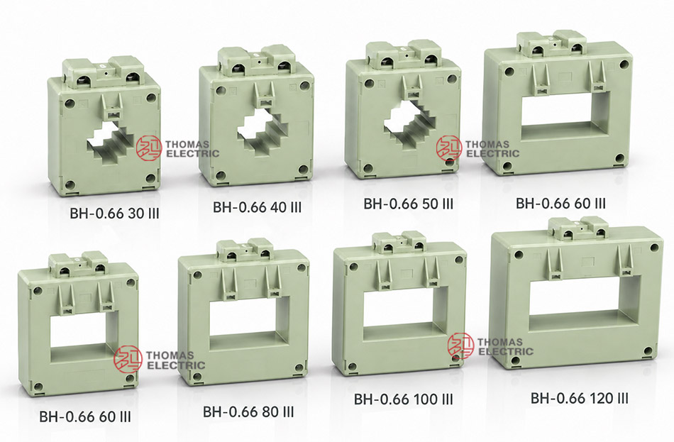 BH-0.66 III indoor plastic case current transformer product display