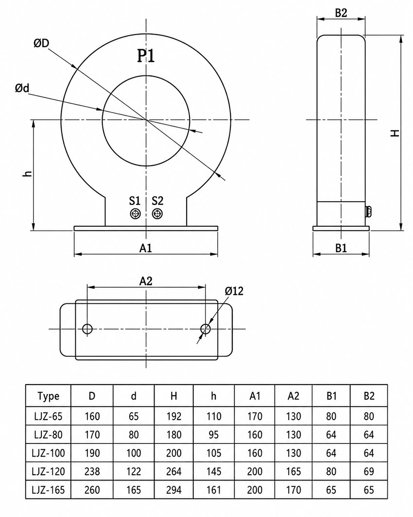 Installation and Dimensions