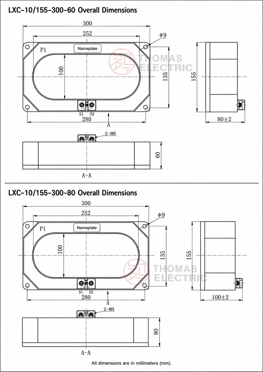 Installation and Dimensions