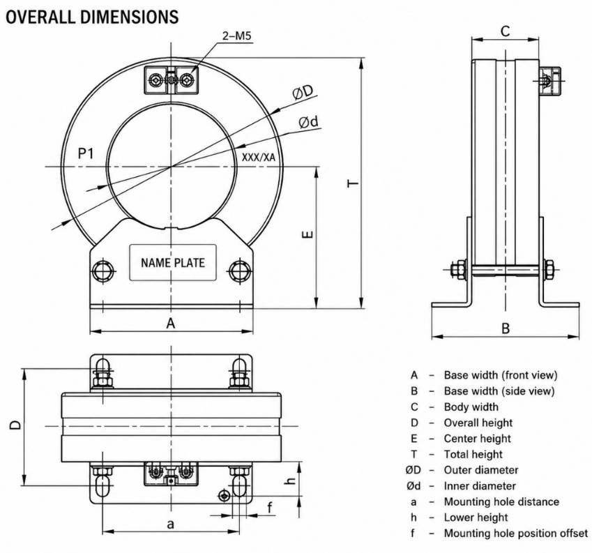 Installation and Dimensions