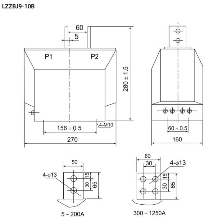 Installation and Dimensions