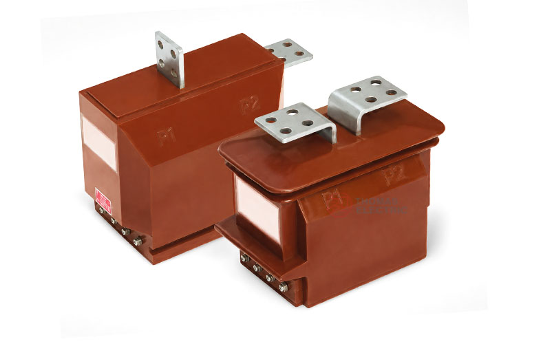 Transformateur de courant moulé en résine époxy renforcée LFSQ-10, 11 kV – 12 kV