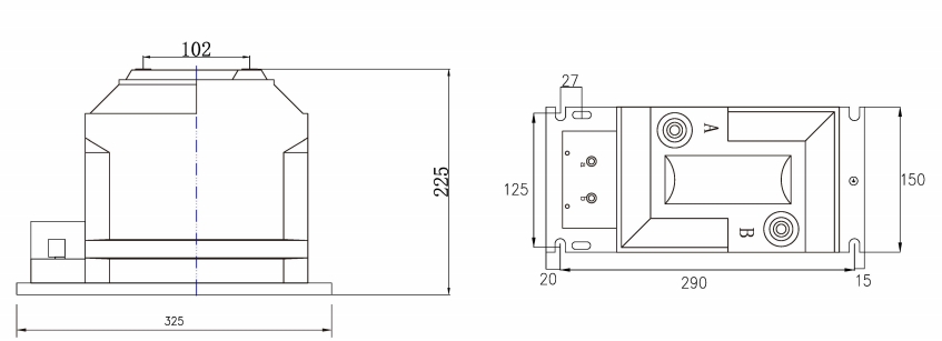 JDZX10, REL-10 Trasformatore di tensione in resina epossidica per interni Thomas Electric JDZX10, REL-10 Trasformatore di tensione in resina epossidica colata per interni – Installazione e dimensioni
