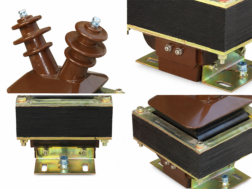 JDZC1-10 / JDZ-10 Semi-ingeslote epoksie gegote hars spanningstransformator Thomas Electric JDZC1 10 JDZ 10 Indoor Semi Enclosed Epoxy Cast Resin Voltage Transformer display
