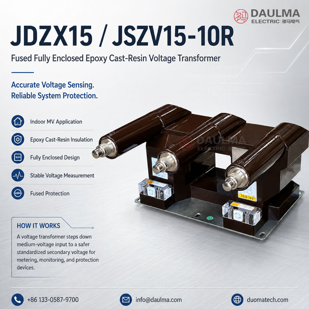 JDZX15-10R / JSZV15-10R Fused Epoxy Cast-Resin Voltage Transformer Thomas Electric JDZX15-10R / JSZV15-10R Fused Epoxy Cast-Resin Voltage Transformer Product Display