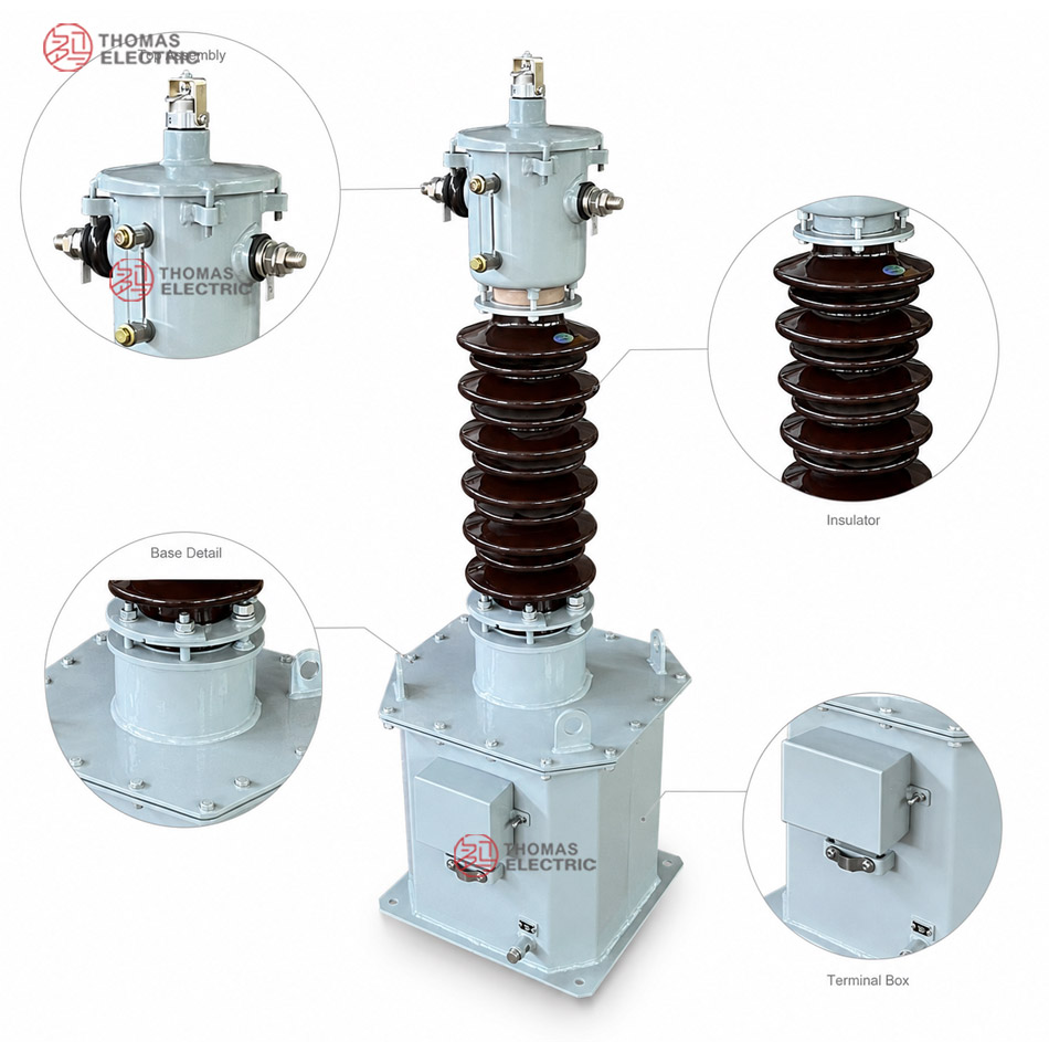 LB7-35W Outdoor Oil-Immersed Current Transformer Product Display