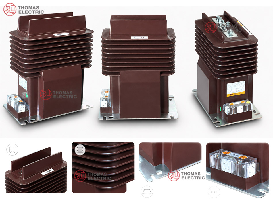 LZZBJ9-35G/220 Binnenshuise Epoksiehars Gegote Stroomtransformator Produk Vertoning