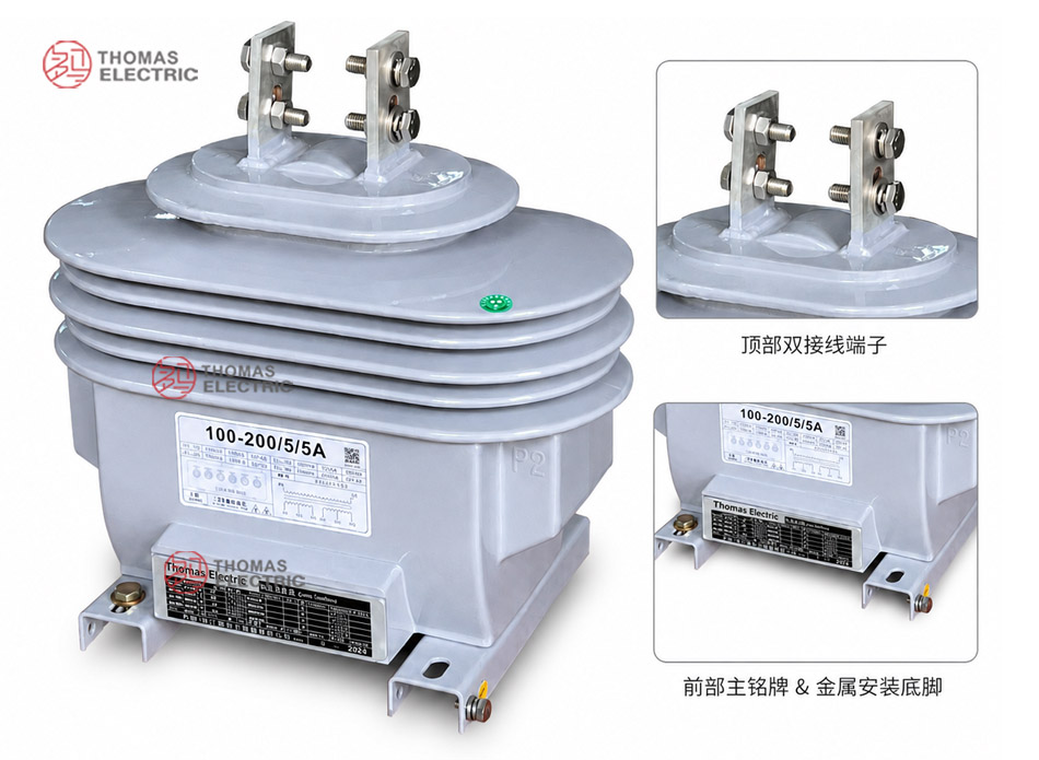 LZZBW-15, LZZBW-24 Outdoor Epoxy Resin Cast Current Transformer Thomas Electric LZZBW-15, LZZBW-24 Outdoor Epoxy Resin Cast Current Transformer Product Display