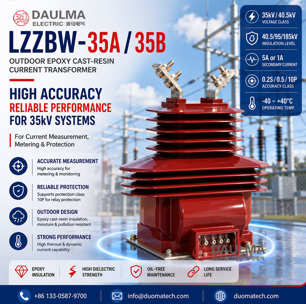 LZZBW-35A, LZZBW-35B Outdoor Single-Phase Current Transformer Thomas Electric LZZBW 35A 35B
