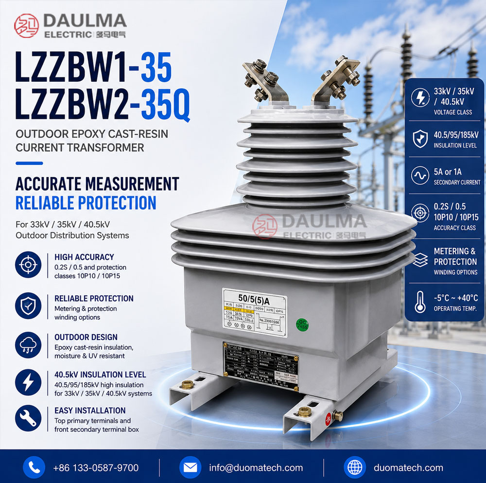 LZZBW1-35، LZZBW2-35Q آؤٹ ڈور کرنٹ ٹرانسفارمر Thomas Electric LZZBW1 35