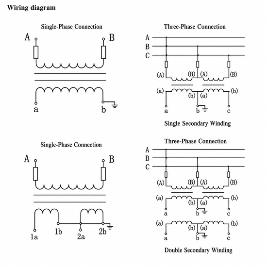 JDJJ2-35 voltage transformer wiring diagram