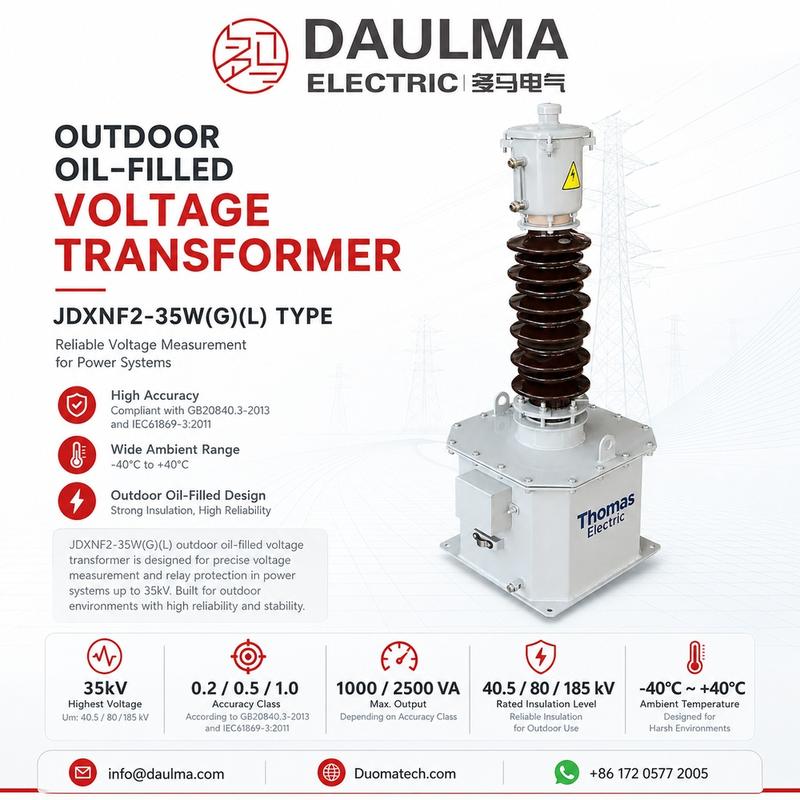 JDXNF2-35W(G)(L) voltage transformer application