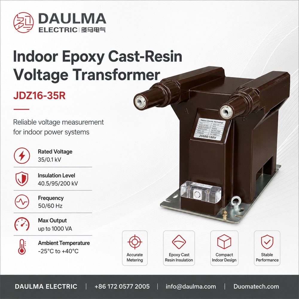 JDZ16-35R Produk Vertoning - Binnenshuise Epoksie Giet-Hars Spanningstransformator