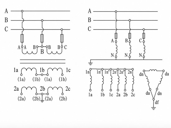 JDZ(N)2-12W Wiring Diagram