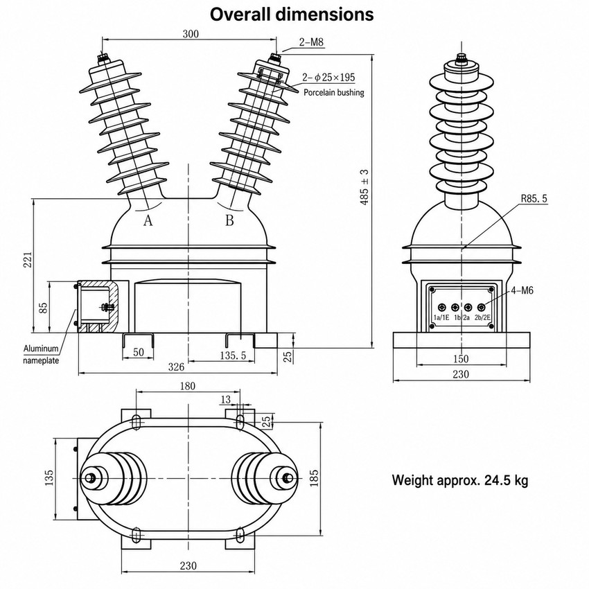 JDZW32-10R Installation Diagram