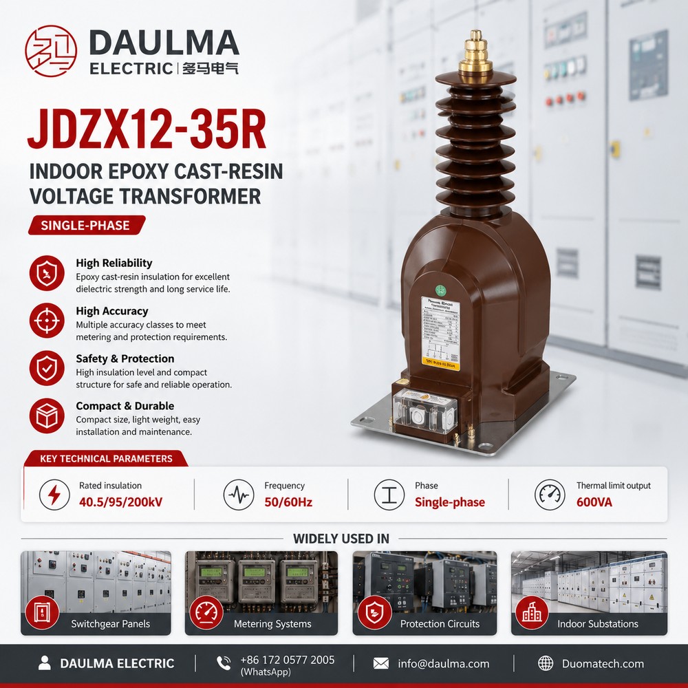JDZX12-35R 35kV Spanningstransformator Tegniese Eienskappe