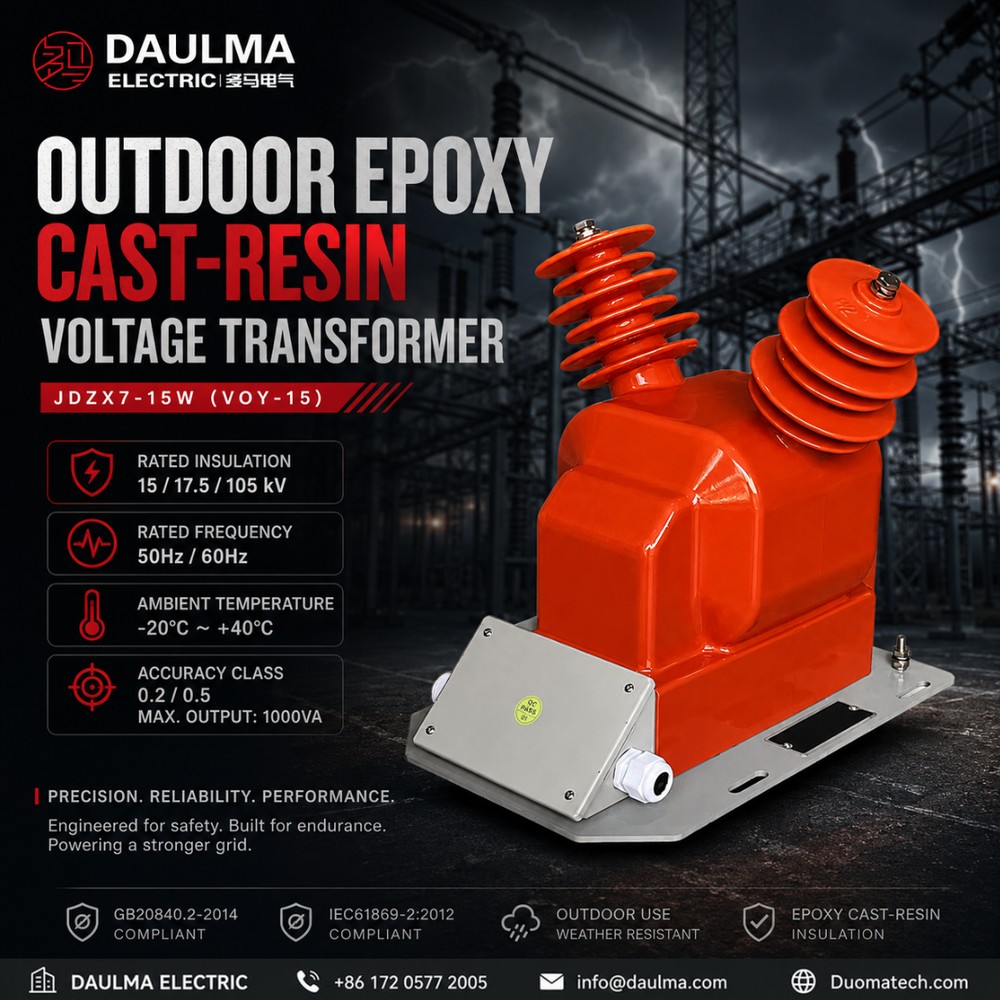 JDZX7-15W Product Display - Outdoor Epoxy Cast-Resin Voltage Transformer