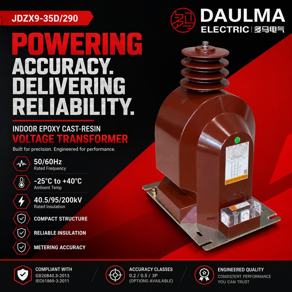 JDZX9-35D/290 Product Display - Powering Accuracy Delivering Reliability