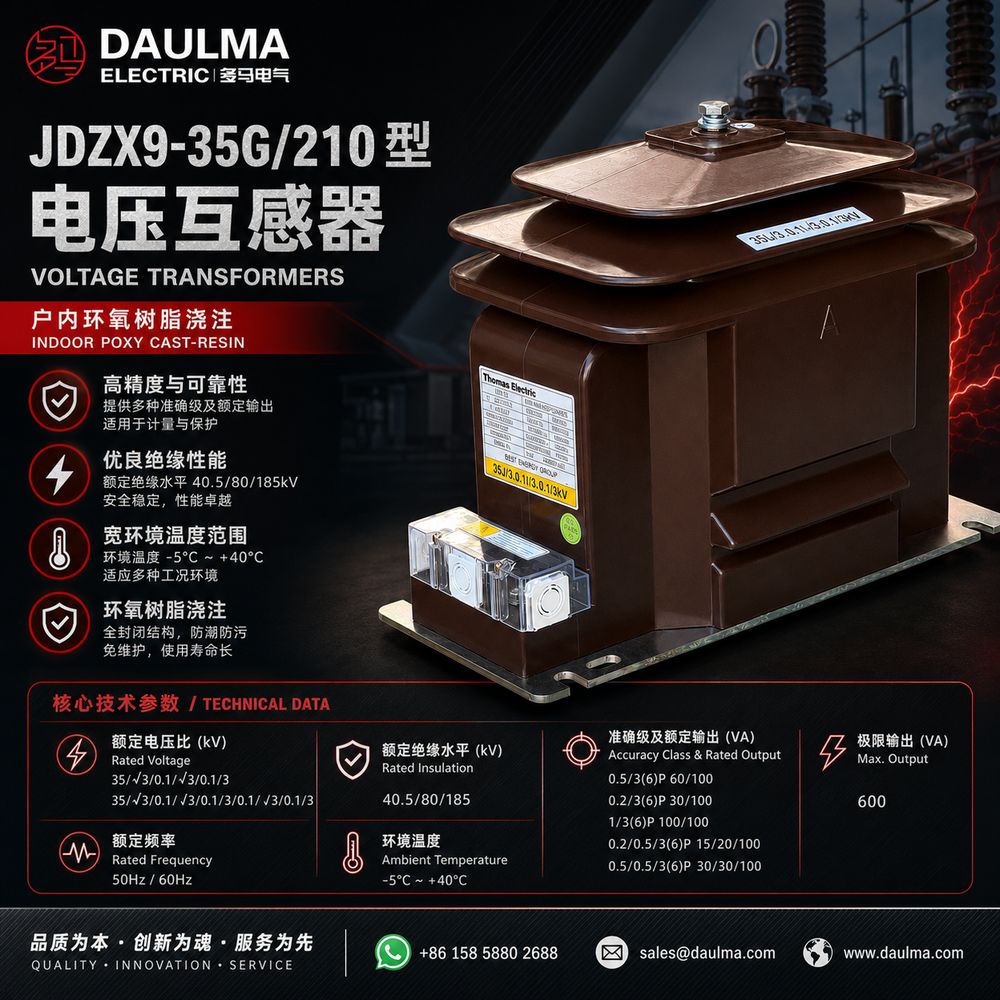 JDZX9-35G/210 kuchlanish transformatori posteri 2