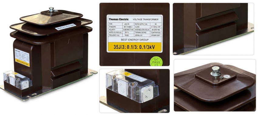 JDZX9-35G/210 kuchlanish transformatori namoyishi