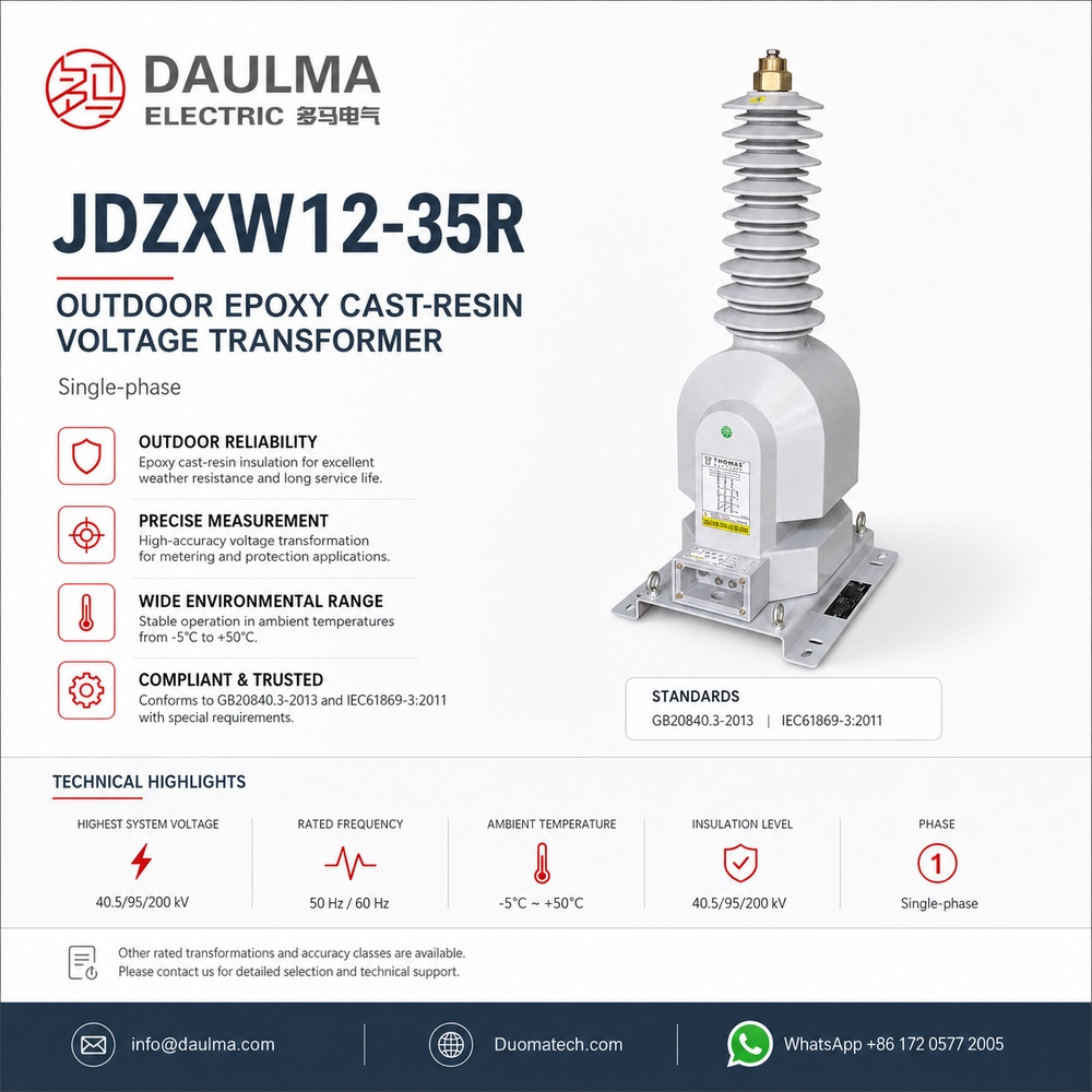 JDZXW12-35R voltage transformer poster 2
