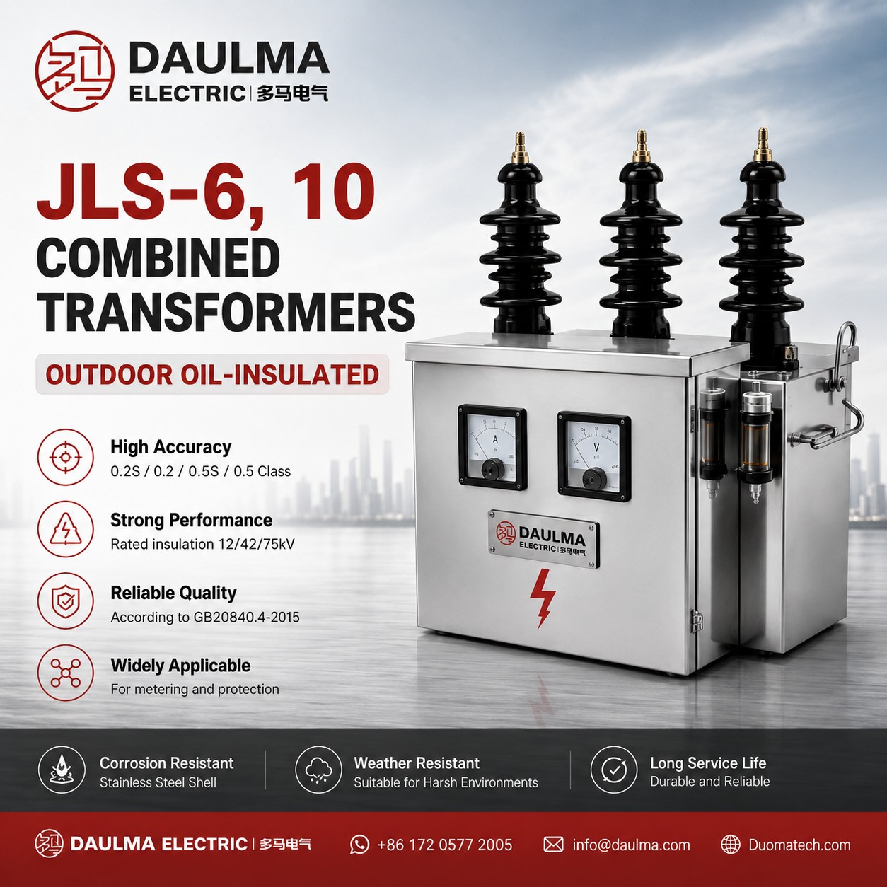 JLS-10/11/12 Product Display - Combined Transformers