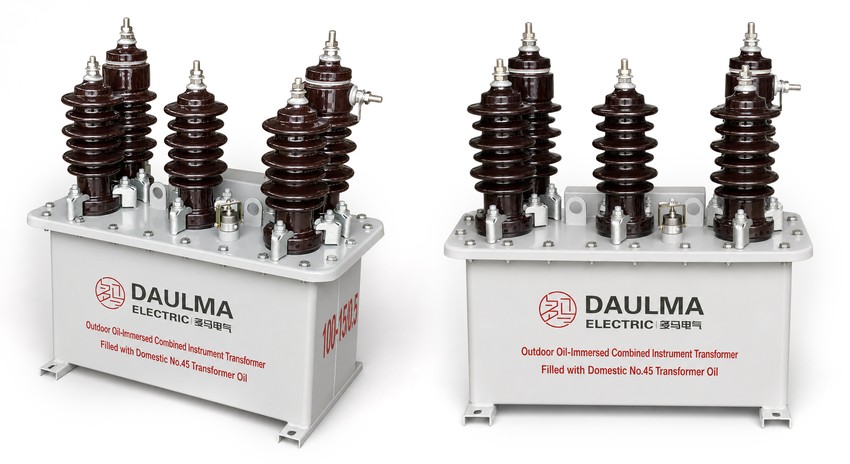 JLS 10 Five Column Pole Mounted Oil Immersed Combined Transformer Metering Box 10kV Product Display 2