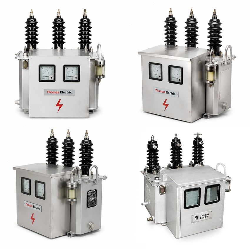 JLS 24 33 35 40.5 Oil Immersed Combined Transformer Metering Box 24kV 33kV 35kV 40.5kV Product Display