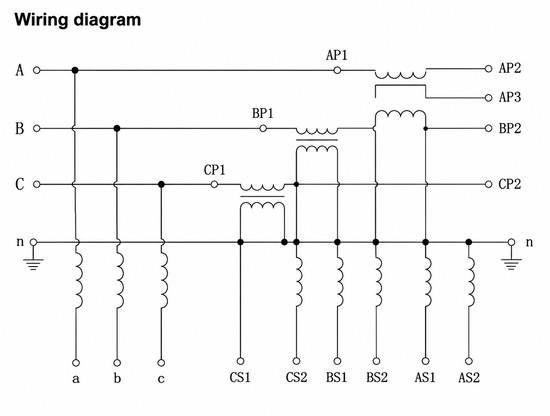 JLSY-6/10 Outdoor Oil-Immersed Combined Transformer Three-Phase Three-Component 6kV 10kV Thomas Electric JLSY-6/10 Wiring Diagram