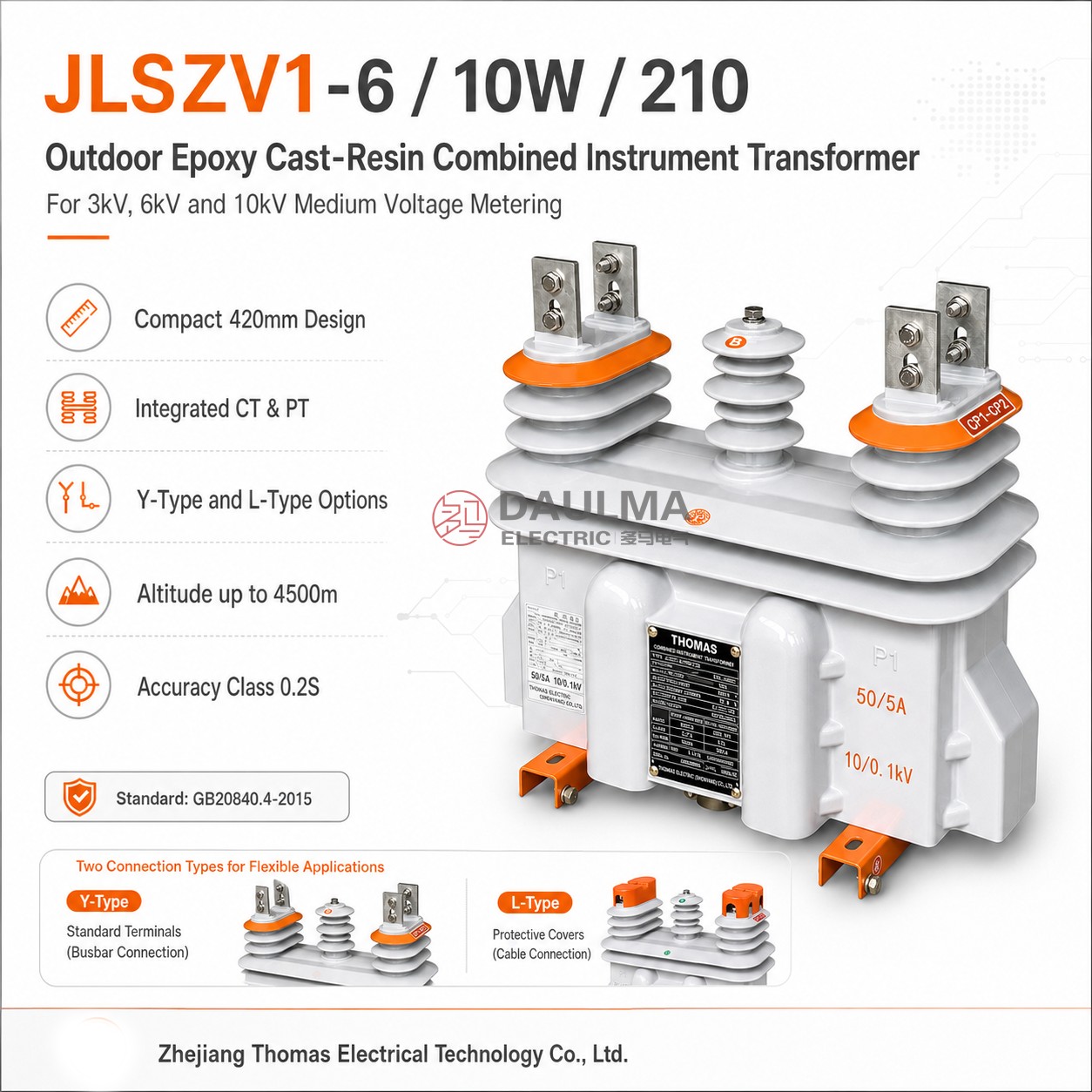 JLSZV1-6 10W/210 Produk Vertoning - Kompakte Ontwerp